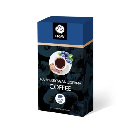 Café con Arándanos y Ganoderma - Blueberry & Ganoderma Coffee de HGW