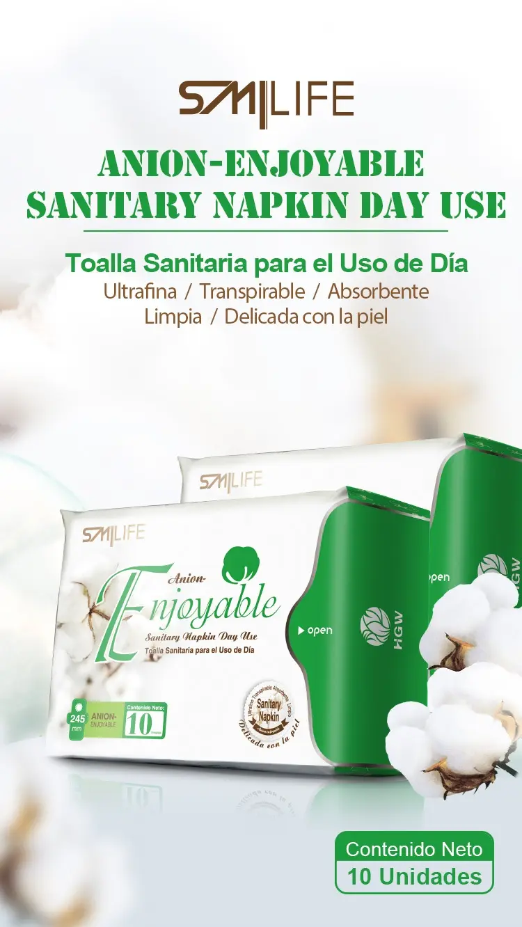 Enjoyable Toallas Día en Colombia, productos HGW, protectores para el cuidado intimo de la mujer, toallas sanitarias enjoyable (3)