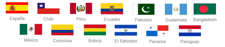 Distribuir HGW PAISES