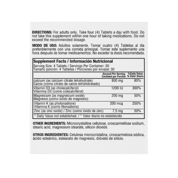 CAL CITRATE 120 TABLETS - Imagen 2