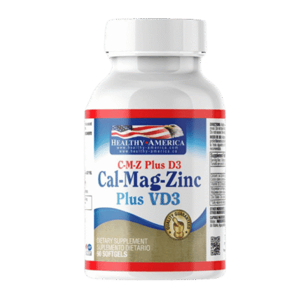 Calcio Magnesio Zinc con Vitamina D3 – 90 Cápsulas