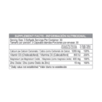 Calcio Magnesio Zinc con Vitamina D3 – 90 Cápsulas - Imagen 2