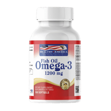 Omega 3 Fish Oil 1200mg x 100 Cápsulas