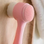 cepillo facial de silicona, cepillo de limpieza facial, cepillo exfoliante rostro, cepillo masajeador facial, cepillo doble cara facial, limpieza (4)