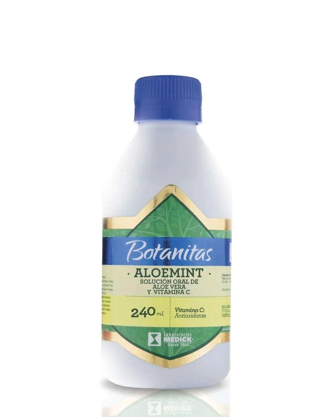 ALOE MINT SOLUCION ORAL DE ALOE VERA Y VITAMINA C X240ML ALOE MINT SOLUCION ORAL DE ALOE VERA Y VITAMINA C X240ML en Colombia - Vista frontal