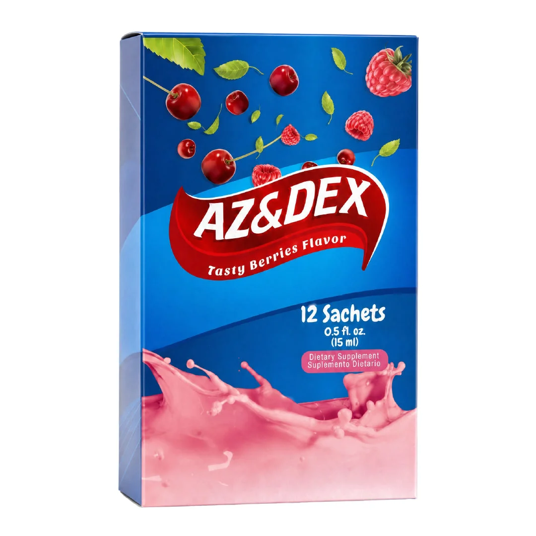 SACHETS LÍQUIDOS DE AZ&DEZ - SALUD DIGESTIVA SACHETS LÍQUIDOS DE AZ&DEZ - SALUD DIGESTIVA en Colombia - Vista frontal