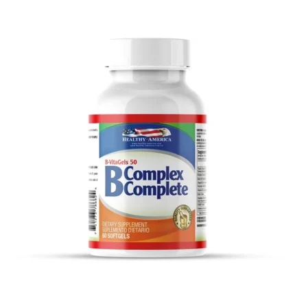 COMPLEJO B COMPLETO - 60 CÁPSULAS BLANDAS - SUPLEMENTO NUTRICIONAL en Colombia - Vista frontal