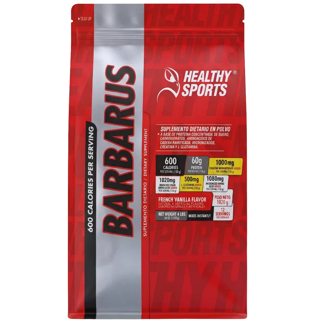 PROTEÍNA EN POLVO BARBARUS - 1820G SABOR VAINILLA - SUPLEMENTO NUTRICIONAL PROTEÍNA EN POLVO BARBARUS - 1820G SABOR VAINILLA - SUPLEMENTO NUTRICIONAL en Colombia - Vista frontal