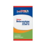 BETACAROTENO PROVITAMINA A 10.000 UI CON VITAMINA E - 100 CÁPSULAS BLANDAS en Colombia - Vista frontal