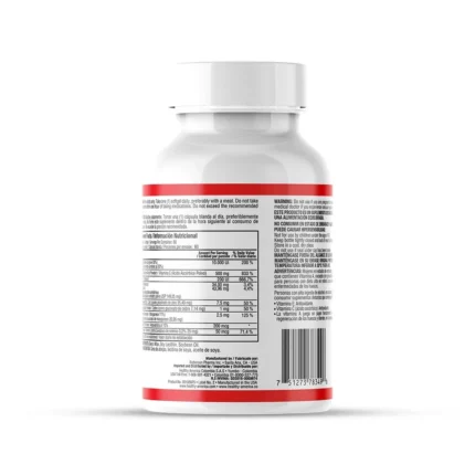 BIOXIN 60 CÁPSULAS BLANDAS - SUPLEMENTO PARA EL SISTEMA INMUNOLÓGICO en Colombia - Vista lateral