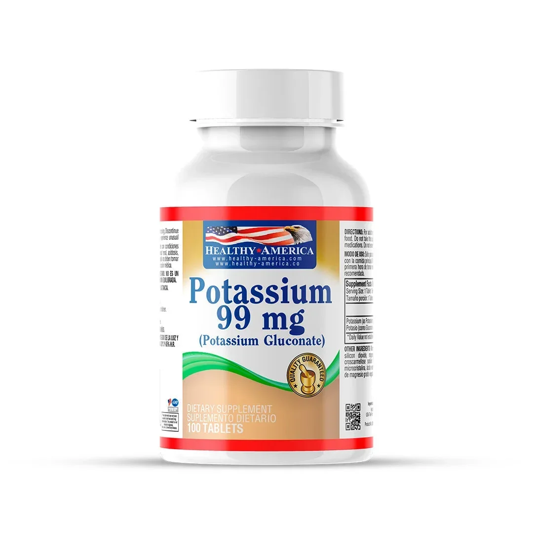 TABLETAS DE POTASIO QUELADO 99MG TABLETAS DE POTASIO QUELADO 99MG en Colombia - Vista frontal