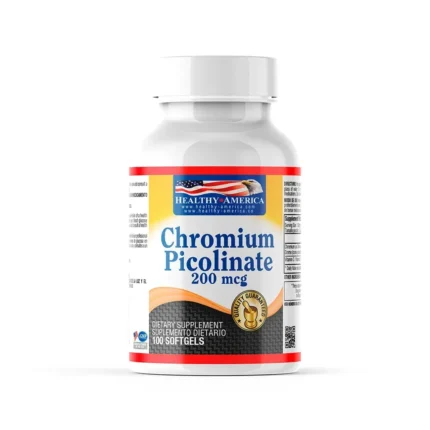 PICOLINATO DE CROMO 200 MCG - 100 CÁPSULAS BLANDAS en Colombia - Vista frontal