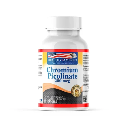PICOLINATO DE CROMO 200MCG - SUPLEMENTO DIETARIO PARA EL BIENESTAR METABÓLICO en Colombia - Vista frontal