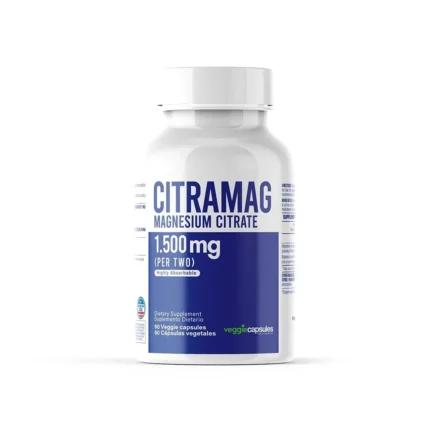 CÁPSULAS DE CITRATO DE MAGNESIO 1500MG en Colombia - Vista lateral