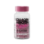 COLÁGENO Y BIOTINA COMPLEJO - 60 CÁPSULAS BLANDAS - SUPLEMENTO NUTRICIONAL en Colombia - Vista frontal
