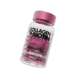 COLÁGENO Y BIOTINA COMPLEJO - 60 CÁPSULAS BLANDAS - SUPLEMENTO NUTRICIONAL en Colombia - Vista posterior