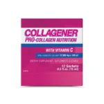 COLLÁGENO HIDROLIZADO CON VITAMINA C - SUPLEMENTO NUTRICIONAL 15.000MG - 12 SACHETS en Colombia - Vista frontal