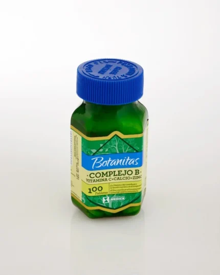 COMPLEJO B + VITAMINA C + CALCIO + ZINC en Colombia - Vista lateral