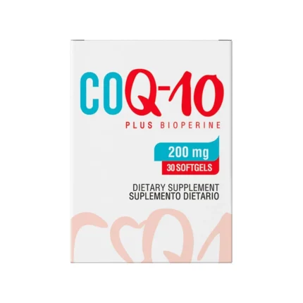 COENZIMA Q10 200 MG PLUS BIOPERINE - 30 CÁPSULAS BLANDAS en Colombia - Vista frontal