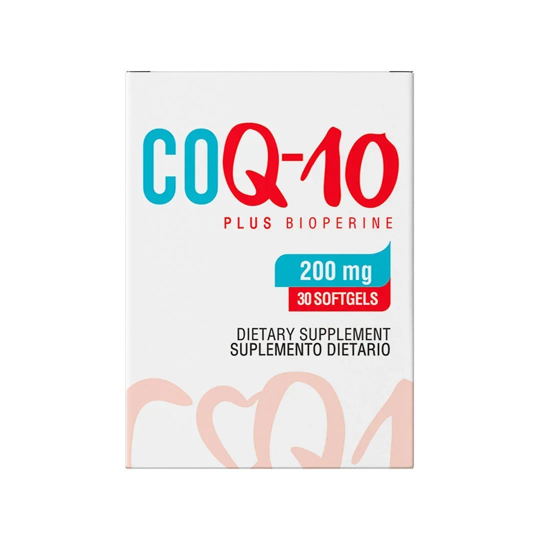 COENZIMA Q10 200 MG PLUS BIOPERINE - 30 CÁPSULAS BLANDAS COENZIMA Q10 200 MG PLUS BIOPERINE - 30 CÁPSULAS BLANDAS en Colombia - Vista frontal
