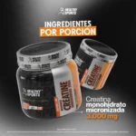 CREATINA MONOHIDRATADA MICRONIZADA 300G en Colombia - Vista posterior