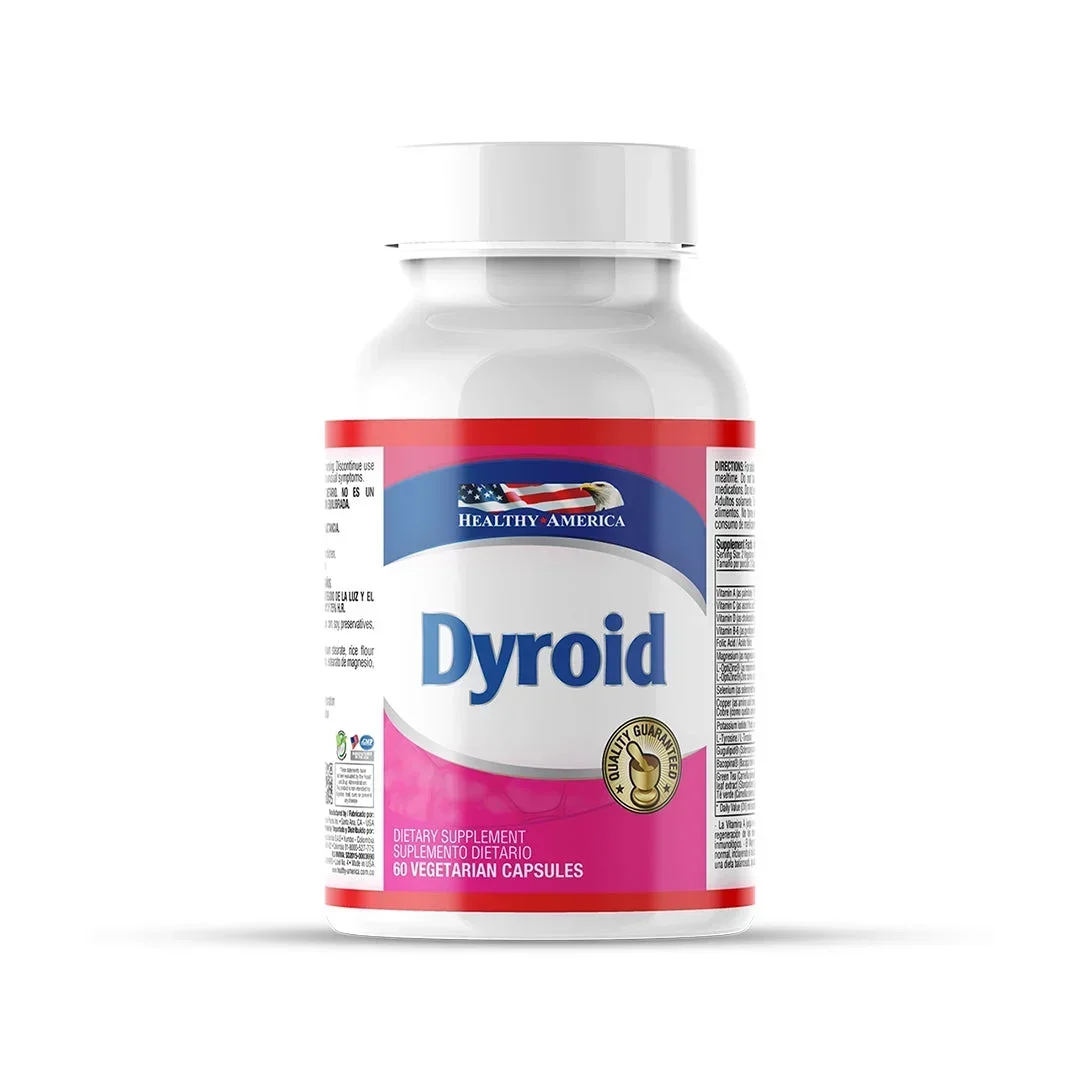SUPLEMENTO DIETARIO DYROID - 60 CÁPSULAS VEGETARIANAS PARA EL BIENESTAR METABÓLICO SUPLEMENTO DIETARIO DYROID - 60 CÁPSULAS VEGETARIANAS PARA EL BIENESTAR METABÓLICO en Colombia - Vista frontal