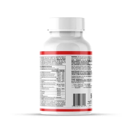 SUPLEMENTO DIETARIO DYROID - 60 CÁPSULAS VEGETARIANAS PARA EL BIENESTAR METABÓLICO en Colombia - Vista lateral