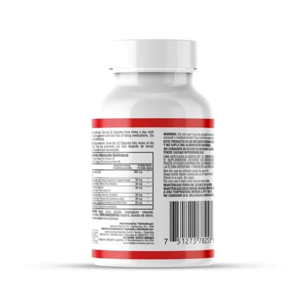CÁPSULAS DE FIBAXIL PARA LA SALUD DIGESTIVA en Colombia - Vista lateral