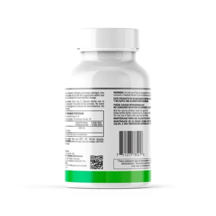 SUPLEMENTO DE GARCINIA CAMBOGIA 2000 MG 60 CÁPSULAS BLANDAS en Colombia - Vista lateral