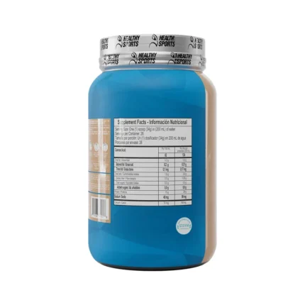 PROTEÍNA ISO WHEY 100% - 952 G - SABOR CHOCOLATE CON CACAHUETE en Colombia - Vista lateral