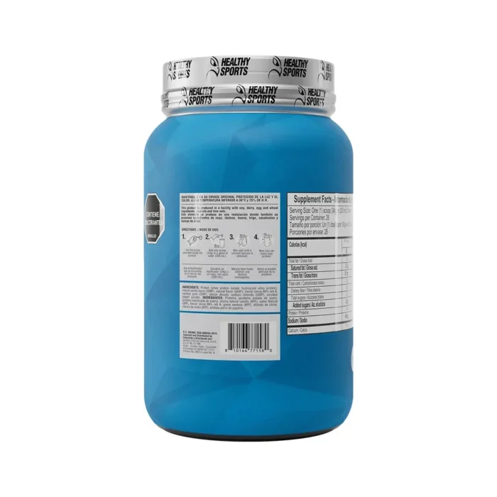 ISO WHEY 100% - PROTEÍNA AISLADA DE SUERO SIN SABOR - 952 G en Colombia - Etiqueta de ingredientes