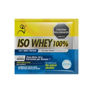 ISO WHEY 100% - PROTEÍNA AISLADA DE SUERO SABOR VAINILLA