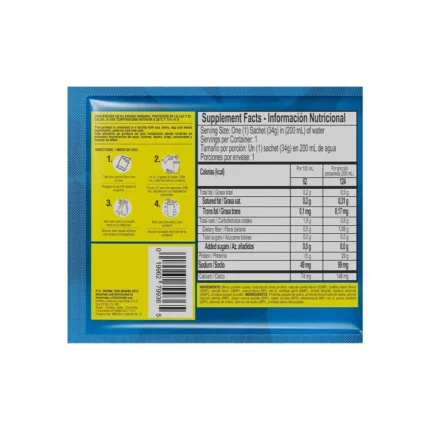 ISO WHEY 100% - PROTEÍNA AISLADA DE SUERO SABOR VAINILLA en Colombia - Vista lateral