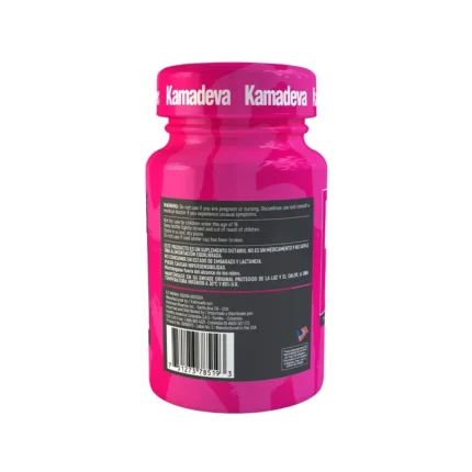 KAMADEVA SUPLEMENTO PARA SALUD MASCULINA - 30 SOFTGELS en Colombia - Vista lateral