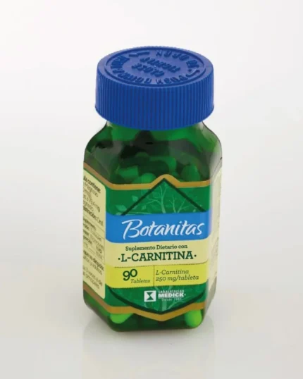 L-CARNITINA X 90 TABLETAS en Colombia - Vista lateral
