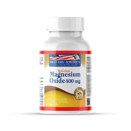 ÓXIDO DE MAGNESIO 400MG - 30 TABLETAS - SUPLEMENTO MINERAL PARA EL BIENESTAR en Colombia - Vista frontal