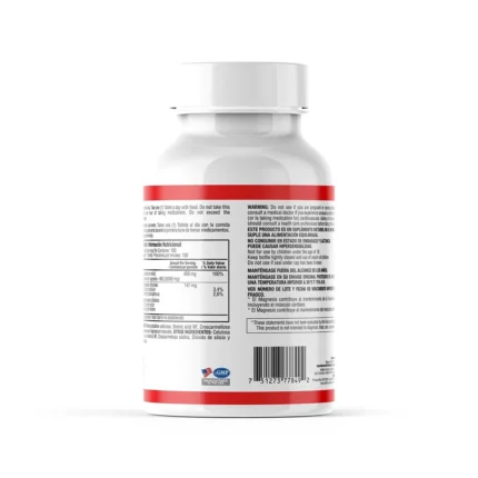 ÓXIDO DE MAGNESIO 400 MG - SUPLEMENTO MINERAL PARA EL BIENESTAR INTEGRAL en Colombia - Vista lateral