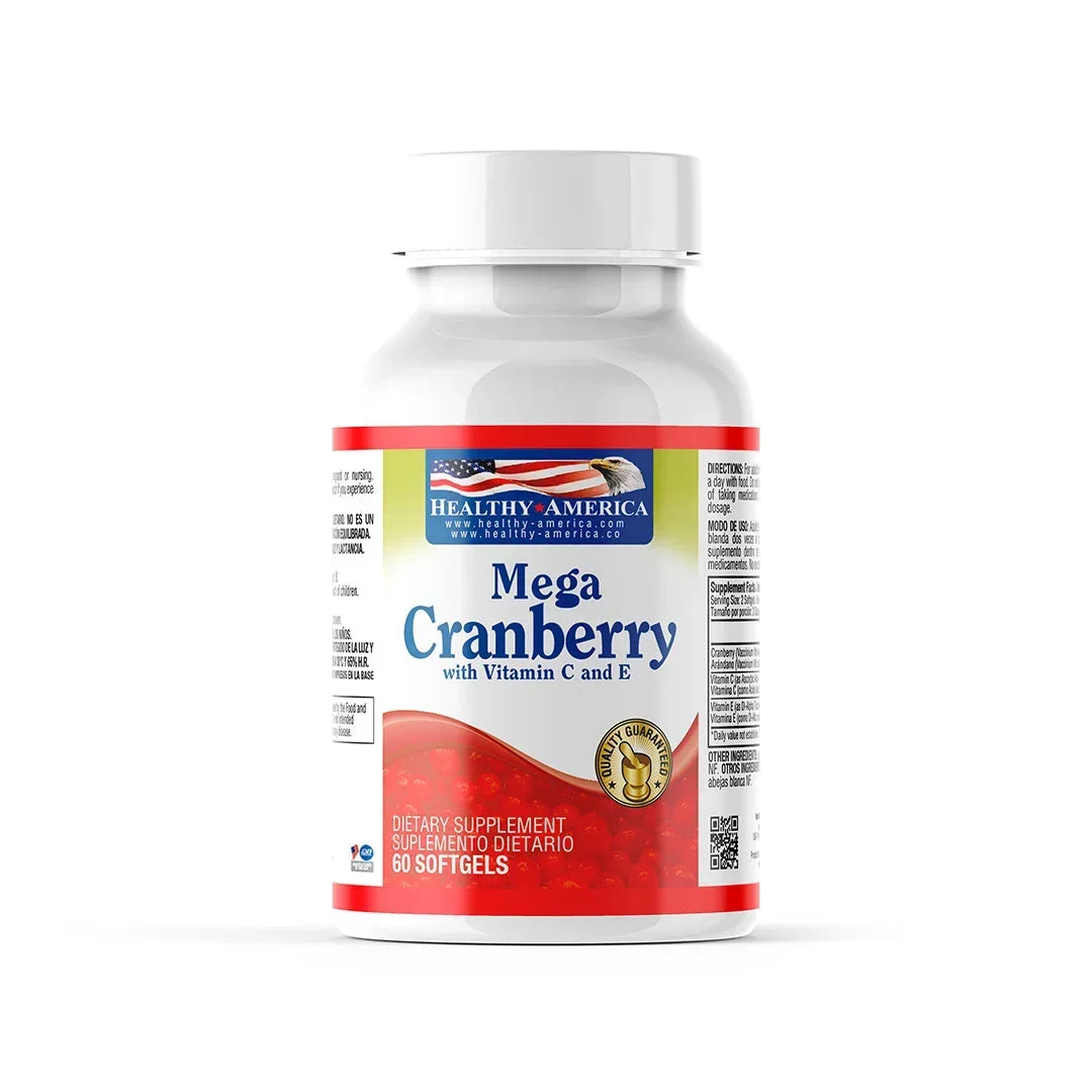 CÁPSULAS DE MEGA CRANBERRY 850 MG - SALUD URINARIA CÁPSULAS DE MEGA CRANBERRY 850 MG - SALUD URINARIA en Colombia - Vista frontal