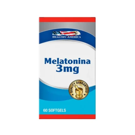 MELATONINA 3 MG - 60 SOFTGELS PARA UN DESCANSO ÓPTIMO en Colombia - Vista lateral