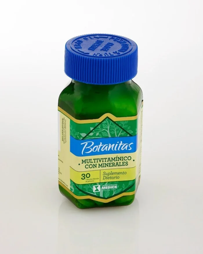 MULTIVITAMÍNICO CON MINERALES en Colombia - Vista lateral
