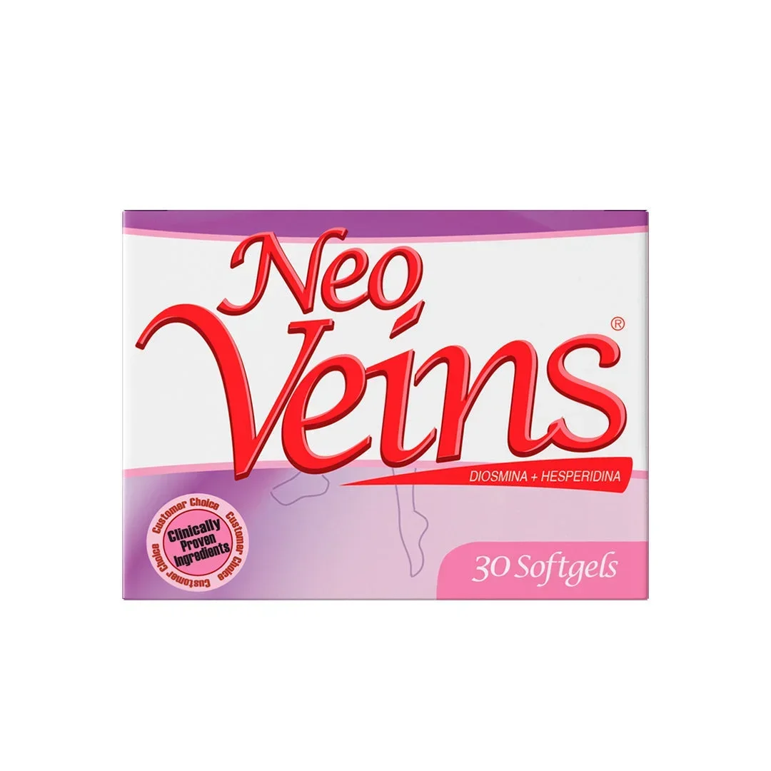 NEOVEINS SOFTGELS 500MG - SUPLEMENTO DIETARIO PARA EL BIENESTAR VASCULAR NEOVEINS SOFTGELS 500MG - SUPLEMENTO DIETARIO PARA EL BIENESTAR VASCULAR en Colombia - Vista frontal