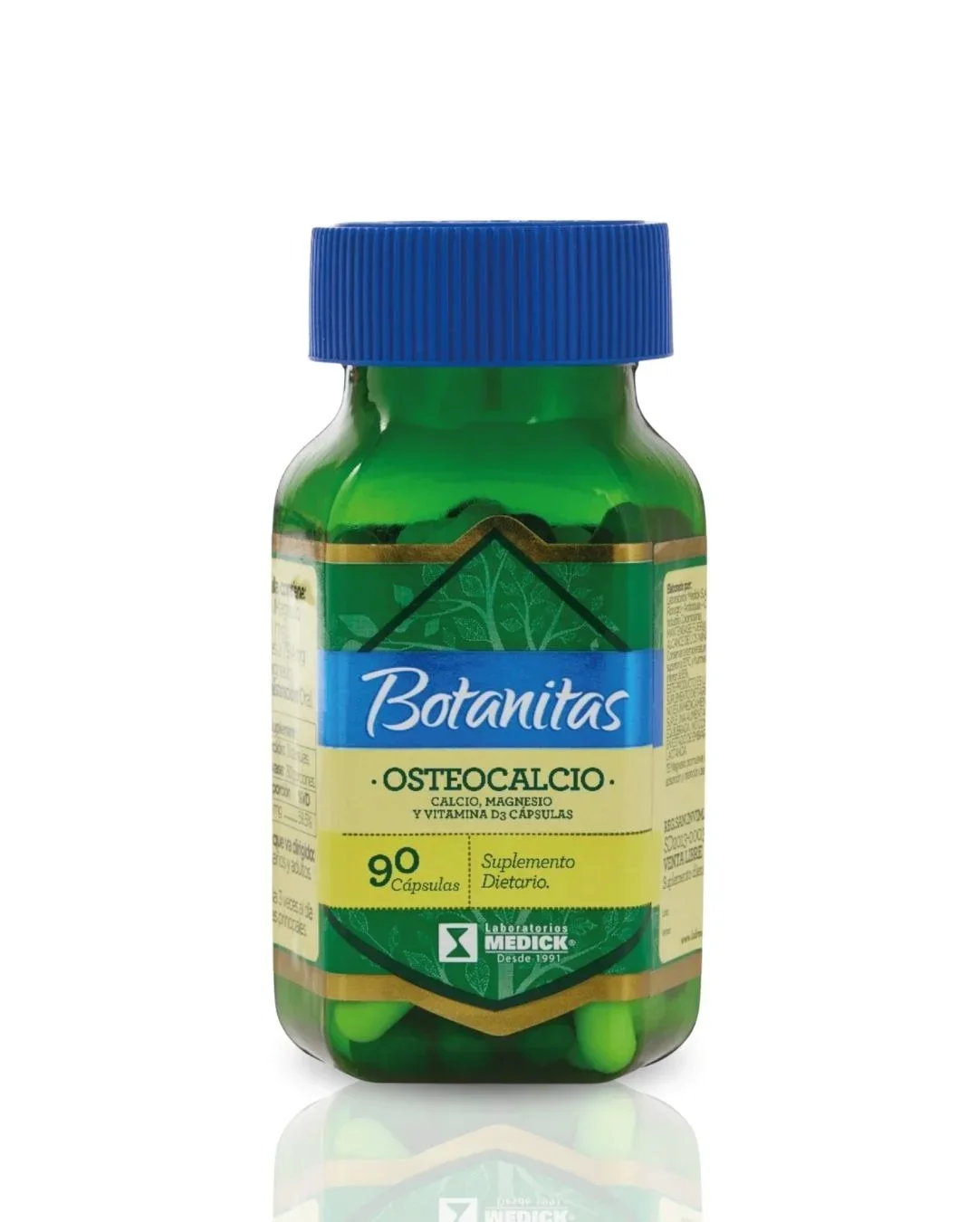 OSTEOCALCIO CON MAGNESIO Y VITAMINA D3 90 CÁPSULAS OSTEOCALCIO CON MAGNESIO Y VITAMINA D3 90 CÁPSULAS en Colombia - Vista frontal