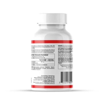 CÁPSULAS DE RESWINE - SALUD CAPILAR Y CORPORAL en Colombia - Vista lateral