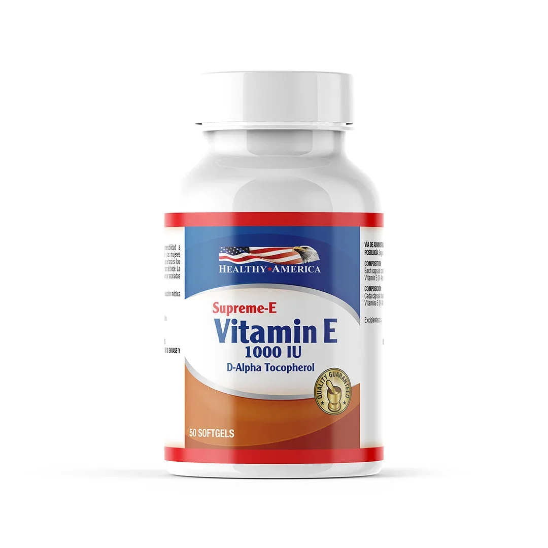 SUPLEMENTO DE VITAMINA E NATURAL 1000 IU - 50 CÁPSULAS BLANDAS SUPLEMENTO DE VITAMINA E NATURAL 1000 IU - 50 CÁPSULAS BLANDAS en Colombia - Vista frontal
