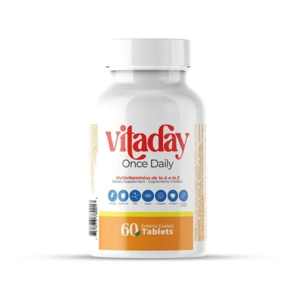 VITAMINAS Y MINERALES DIARIOS - VITALIDAD Y ENERGÍA EN 60 TABLETAS en Colombia - Vista frontal