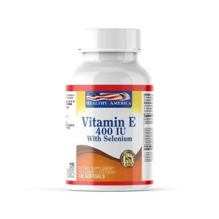 VITAMINA E 400 UI CON SELENIO - 100 CÁPSULAS BLANDAS en Colombia - Vista frontal