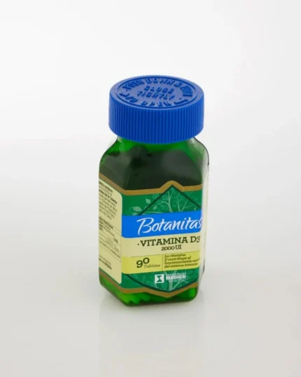 VITAMINA D3 2000 UI X 90 TABLETAS en Colombia - Vista lateral