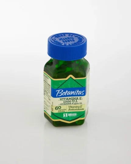 VITAMINA E 1000 U.I.+ VITAMINA A 3500 UI. X 60 CÁPSULAS BLANDAS en Colombia - Vista lateral