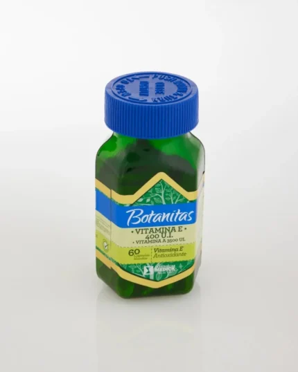 VITAMINA E 400 U.I. + VITAMINA A 3500 U. CÁPSULAS BLANDAS en Colombia - Vista lateral