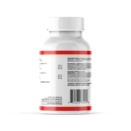 WELLFLEX - SUPLEMENTO PARA LA SALUD ARTICULAR - 120 TABLETAS RECUBIERTAS en Colombia - Vista lateral
